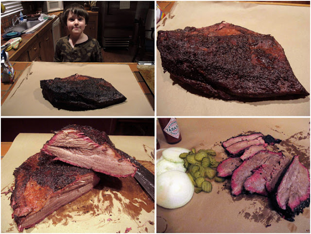 smoke brisket in your backyard picture