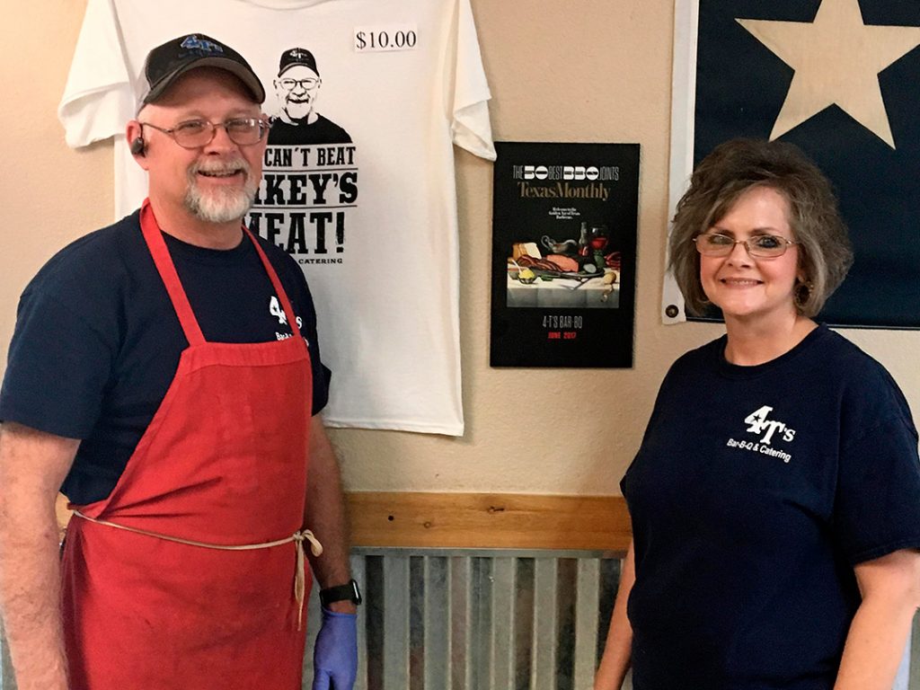 Photo of owners of 4-T's Bar-B-Q & Catering