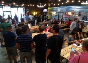 Photo of line at Cattleack BBQ