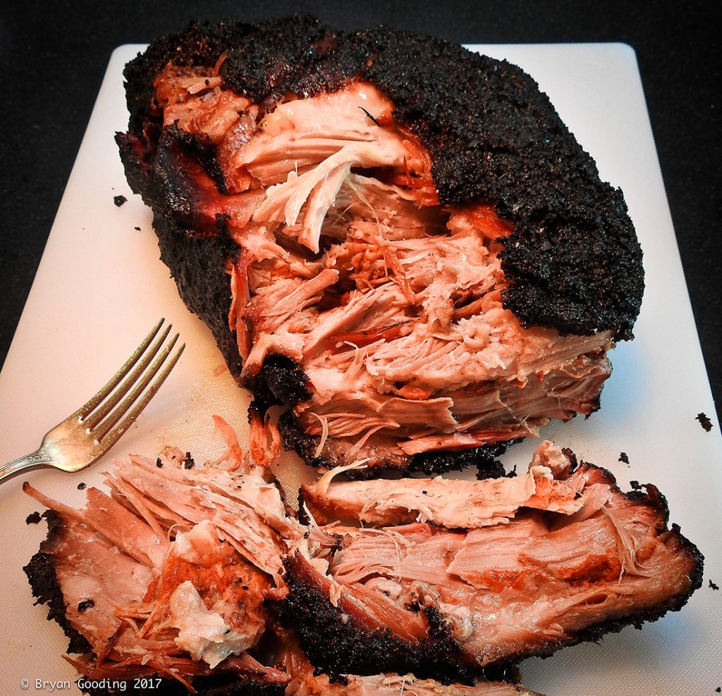 picture of smoked pork butt